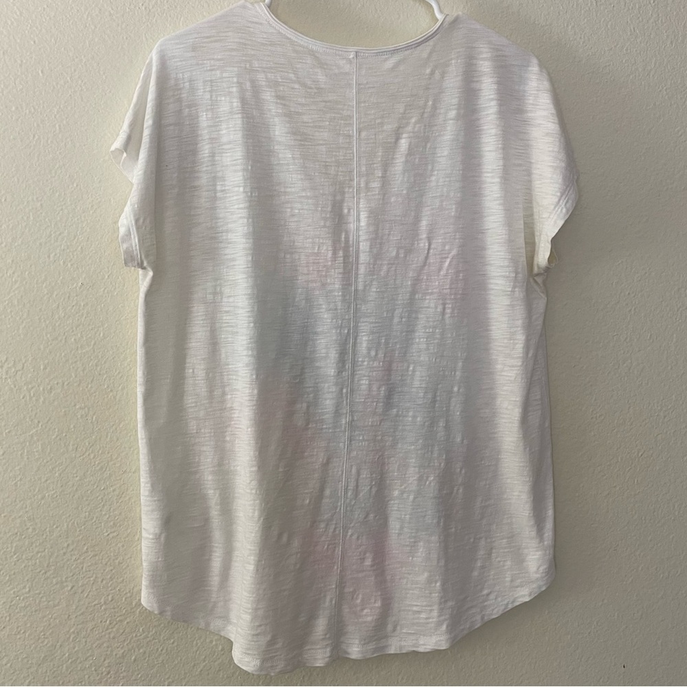 🐚 Lilly Pulitzer V-Neck Colie Top Graphic Tee ~ Shellabrate Summer w/ Tags 🏷️ - Picture 6 of 14